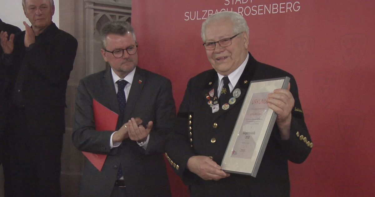Sulzbach-Rosenberg: Bürgermedaille für Erwin Kraus | Oberpfalz TV