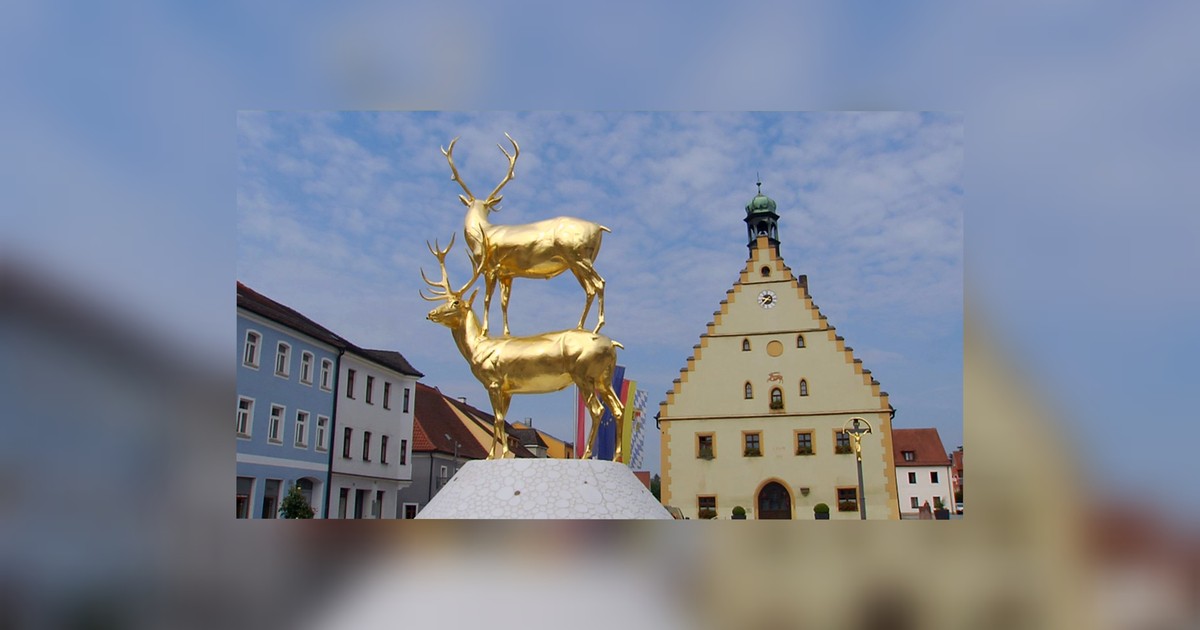 Hirschau Brunnen als neues Aushängeschild der Stadt Oberpfalz TV