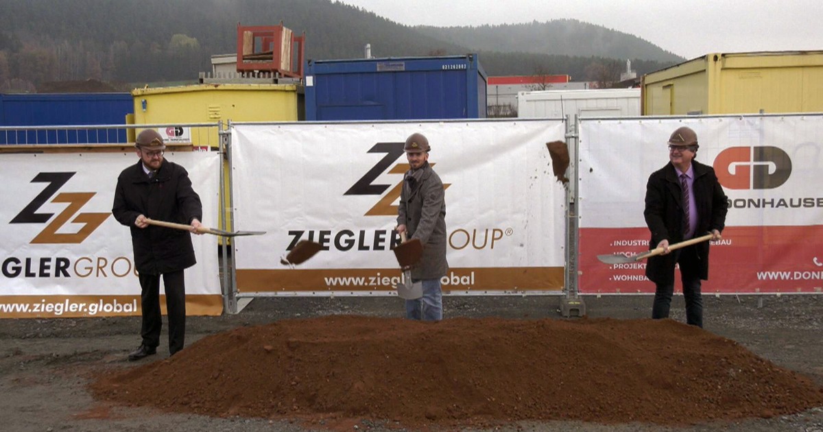  Pressath: Spatenstich für neues Pelletwerk 