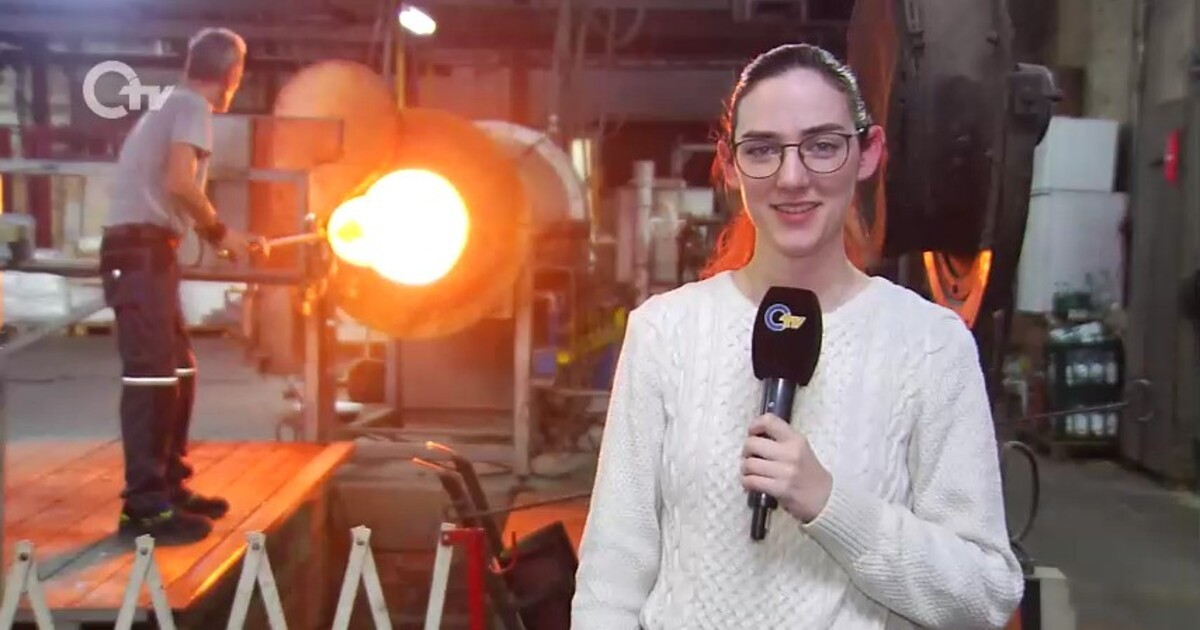 Mein Landkreis Tirschenreuth: Glashütte Lamberts stellt noch mundgeblasenes Glas her | Oberpfalz TV